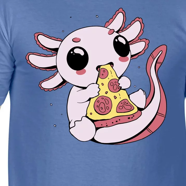 Cute Axolotl Pizza Lover Comfort Colors T-Shirt