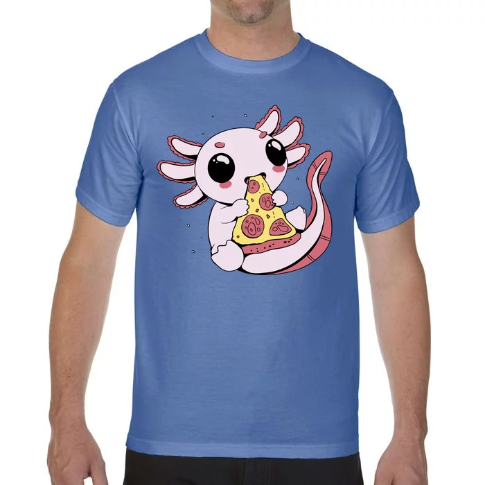 Cute Axolotl Pizza Lover Comfort Colors T-Shirt