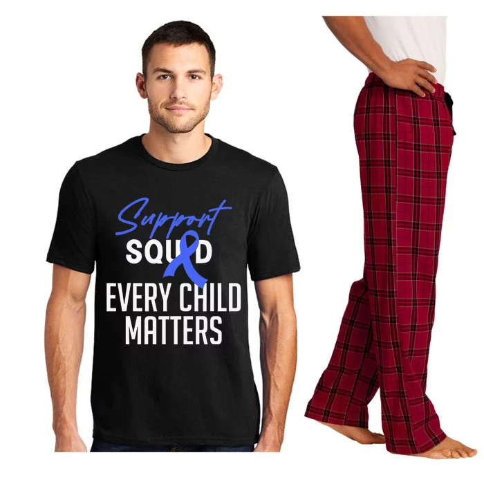 Child Abuse Prevention Awareness Month Blue Ribbon Trex Pajama Set