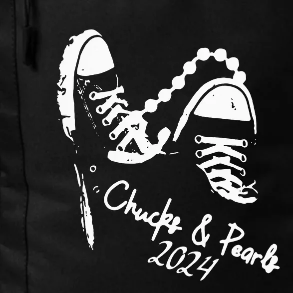 Chucks And Pearls Kamala Harris 2024 Support Gift Teachers Daily Commute Backpack