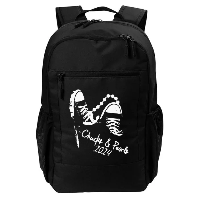 Chucks And Pearls Kamala Harris 2024 Support Gift Teachers Daily Commute Backpack