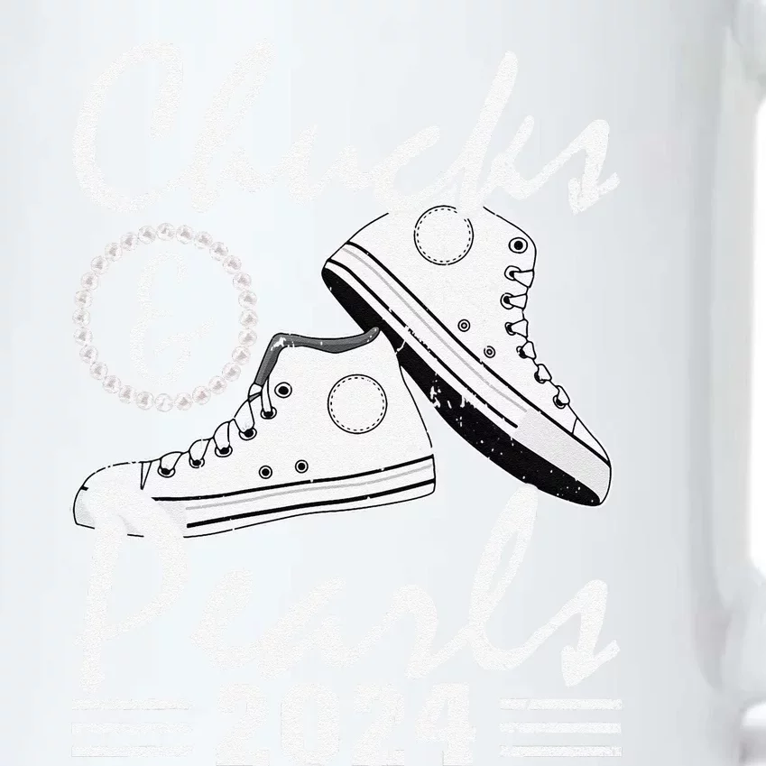 Chucks And Pearls Kamala Harris 2024 Usa Election 2024 Black Color Changing Mug