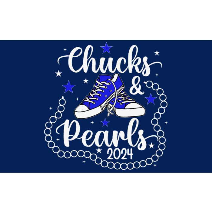 Chucks And Pearls Kamala Harris 2024 Meme Vote President Bumper Sticker