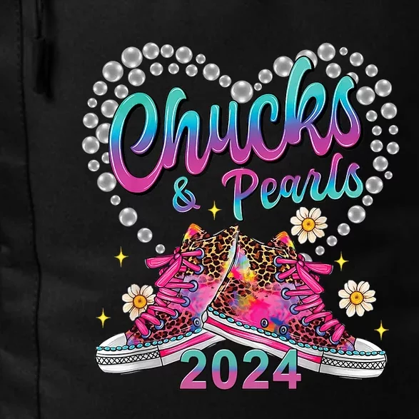 Chucks And Pearls Kamala Harris 2024 For President 47 Daily Commute Backpack