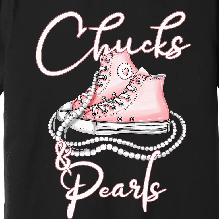 Chucks And Pearls Premium T-Shirt