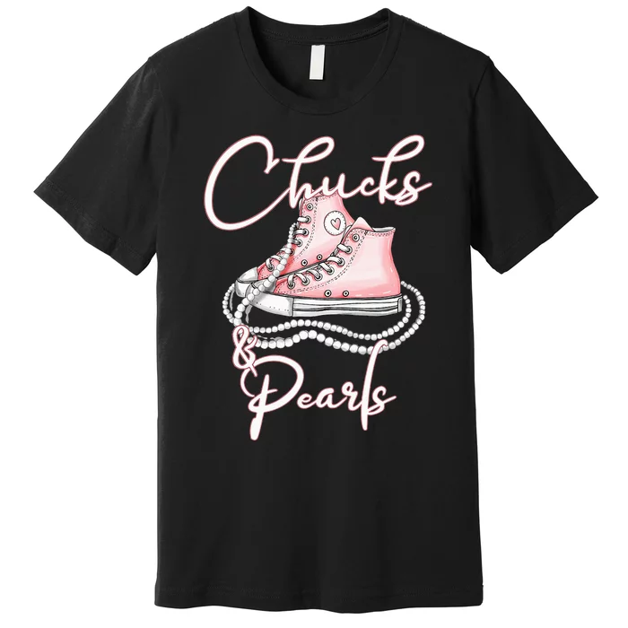 Chucks And Pearls Premium T-Shirt