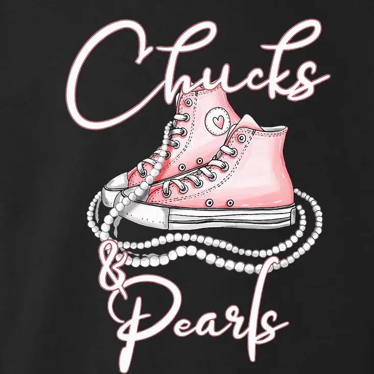 Chucks And Pearls Toddler Hoodie