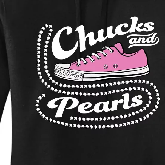 Chucks And Pearls Madam 2024 Women American Women's Pullover Hoodie