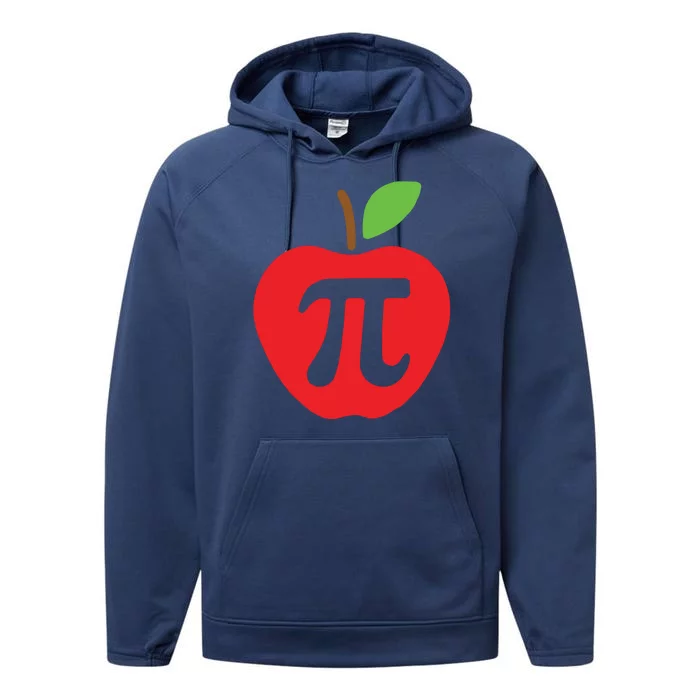 Cool Apple Pi Day Performance Fleece Hoodie