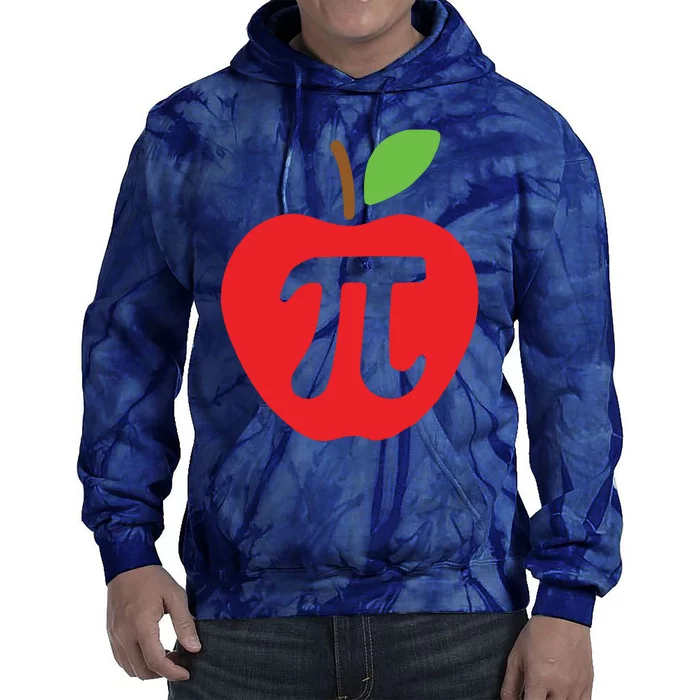 Cool Apple Pi Day Tie Dye Hoodie