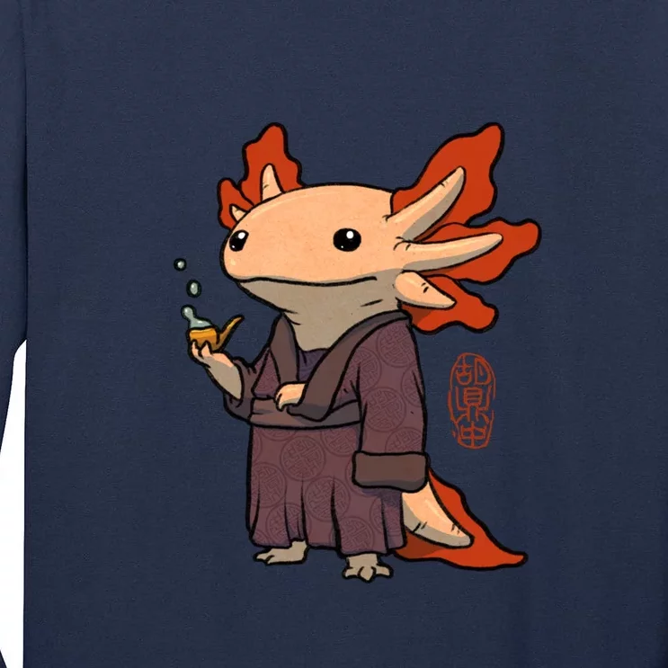 Cute Axolotl Philosopher Tall Long Sleeve T-Shirt