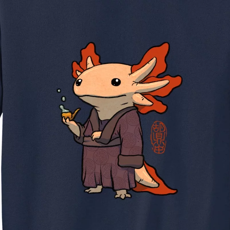 Cute Axolotl Philosopher Tall Sweatshirt