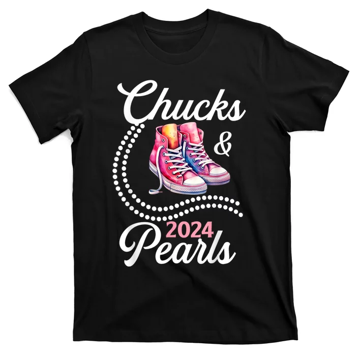 Chucks And Pearls 2024 Cute T-Shirt