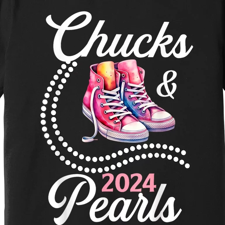 Chucks And Pearls 2024 Cute Premium T-Shirt