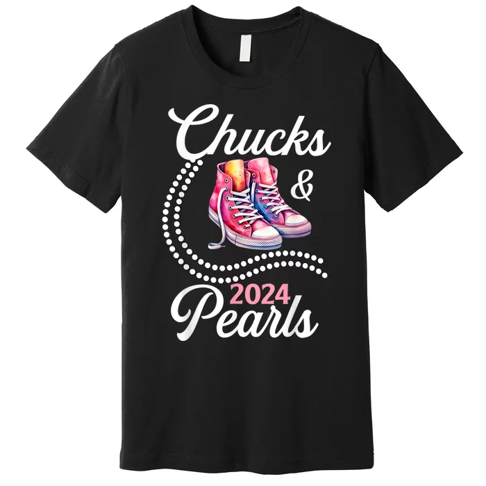 Chucks And Pearls 2024 Cute Premium T-Shirt