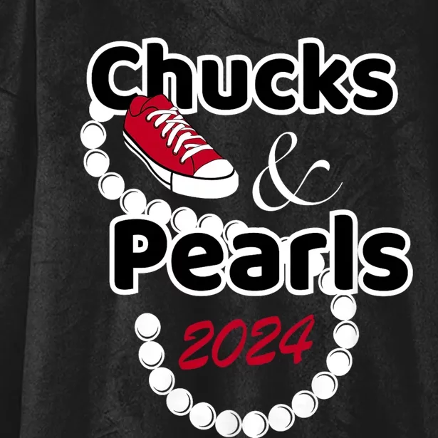 Chucks And Pearls 2024 Chucks And Pearls Cute Women 2024 Hooded Wearable Blanket