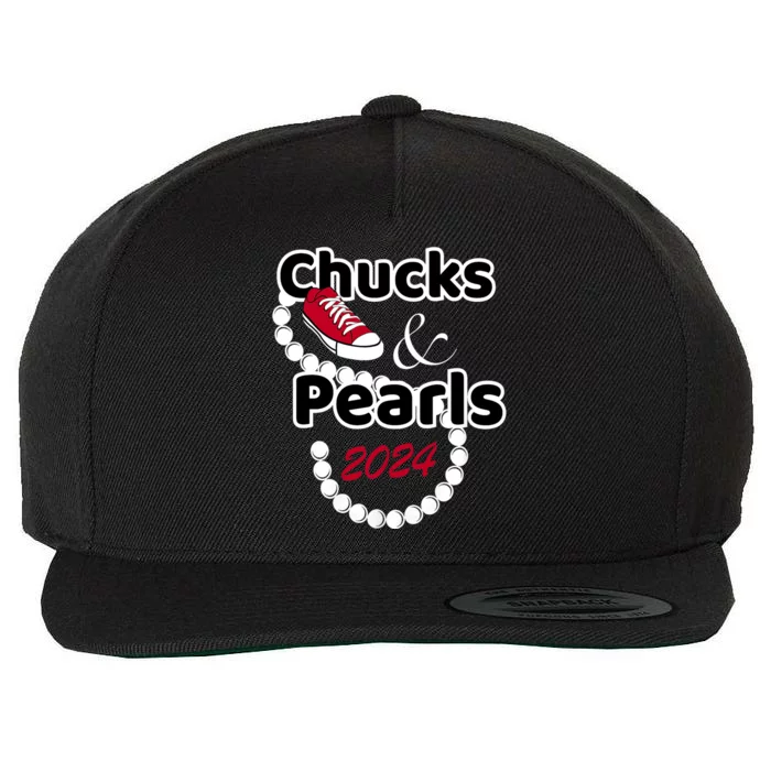 Chucks And Pearls 2024 Chucks And Pearls Cute Women 2024 Wool Snapback Cap