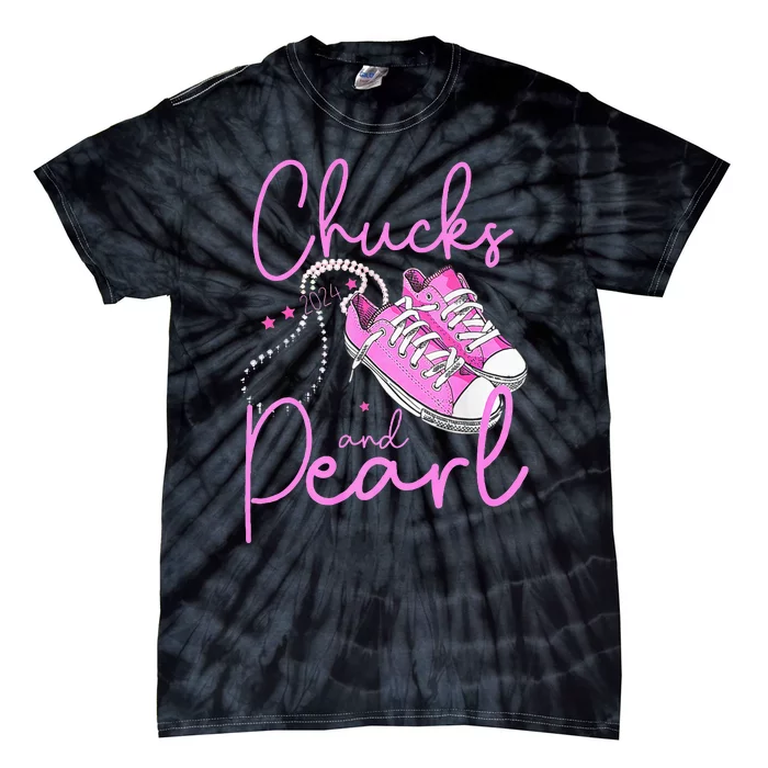 Chucks And Pearls 2024 Kama For Women Tie-Dye T-Shirt