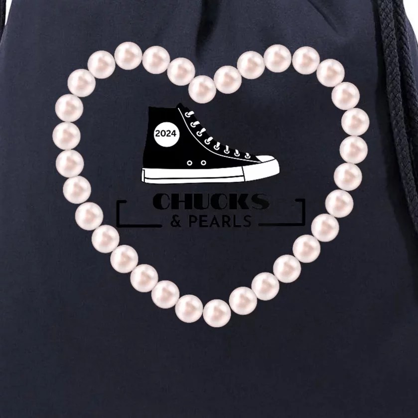 Chucks And Pearls 2024 Drawstring Bag