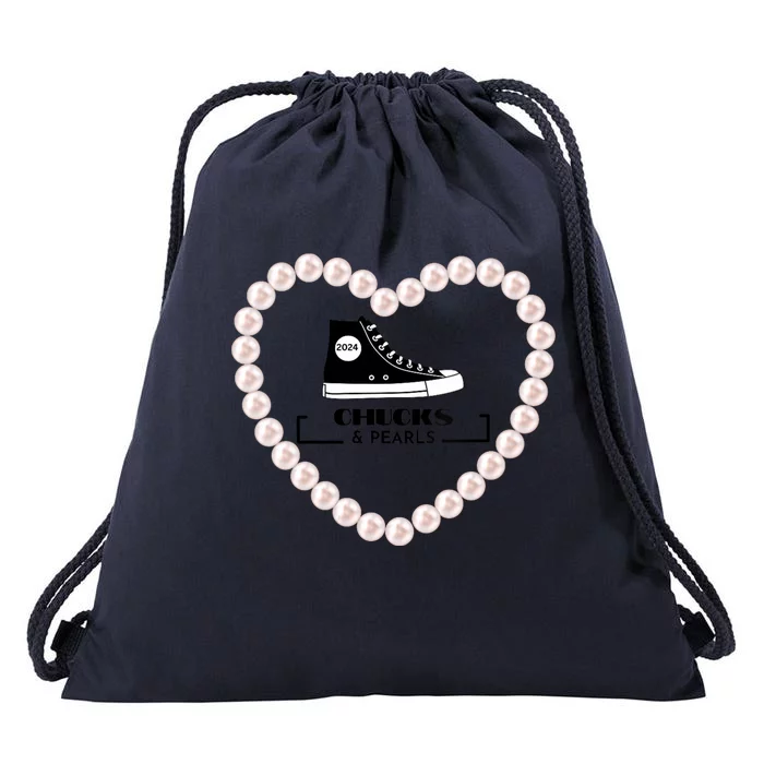 Chucks And Pearls 2024 Drawstring Bag