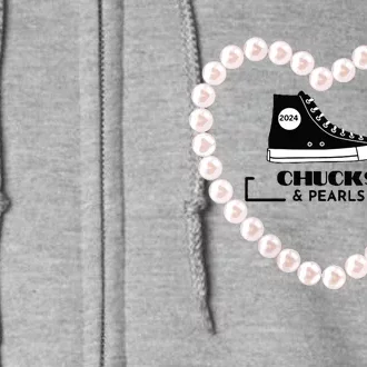 Chucks And Pearls 2024 Full Zip Hoodie