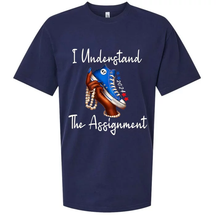 Chucks And Pearls Election 2024 I Understand The Assignment Sueded Cloud Jersey T-Shirt