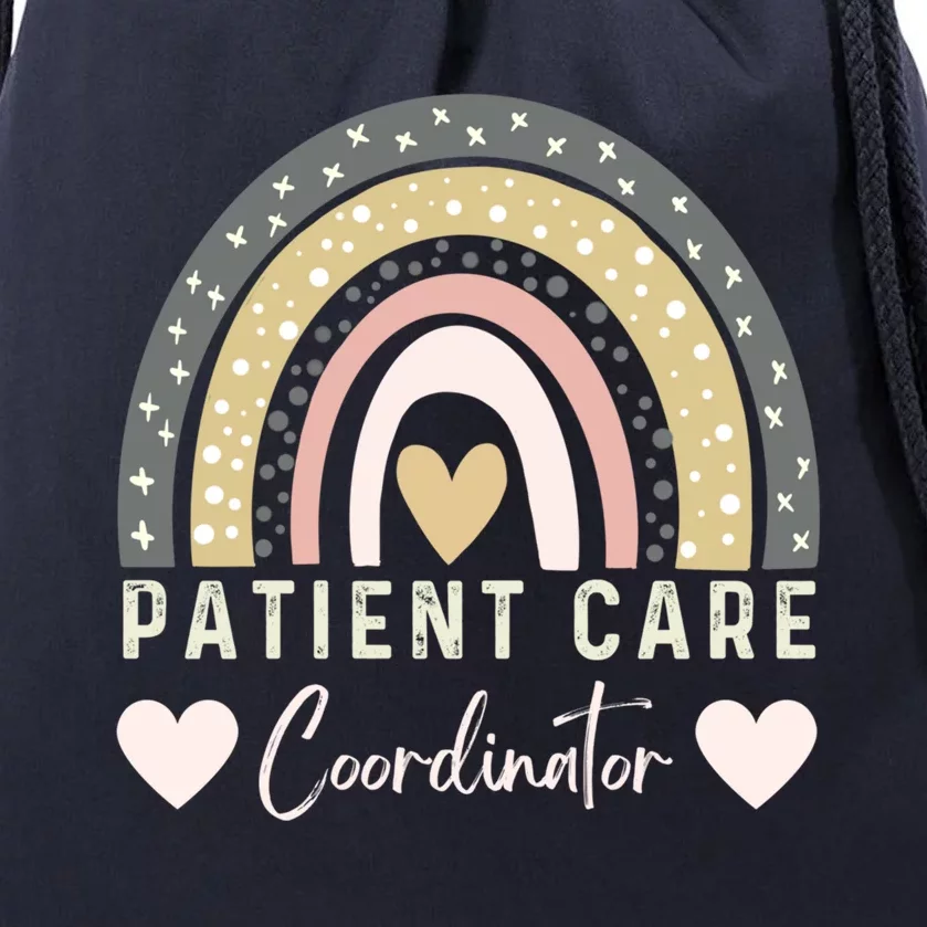 Certified Assistant Pca Patient Care Coordinator Rainbow Gift Drawstring Bag