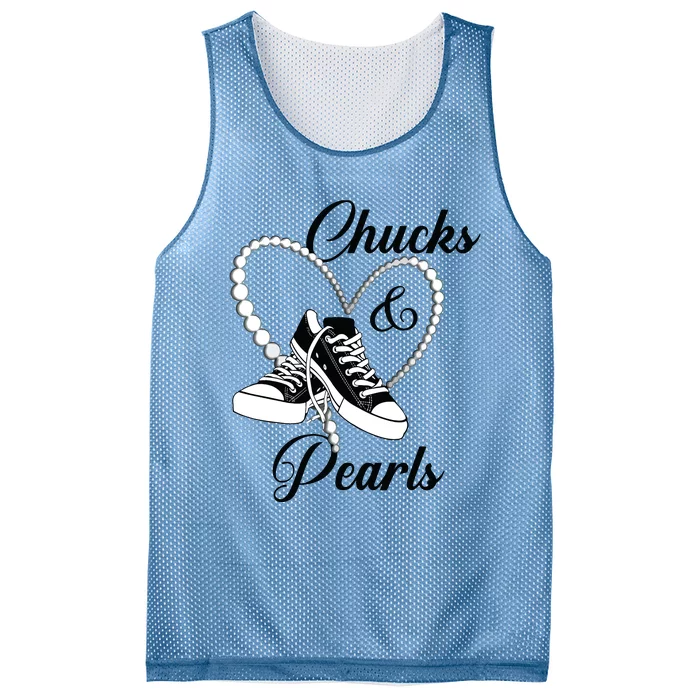 Chucks And Pearls 2024 Im With Her Kamala 2024 Mesh Reversible Basketball Jersey Tank