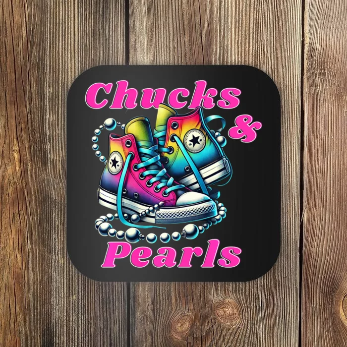 Chucks And Pearls Coaster