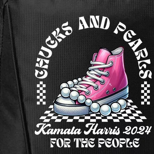 Chucks And Pearls Kamala Harris 2024 President Campaign City Backpack