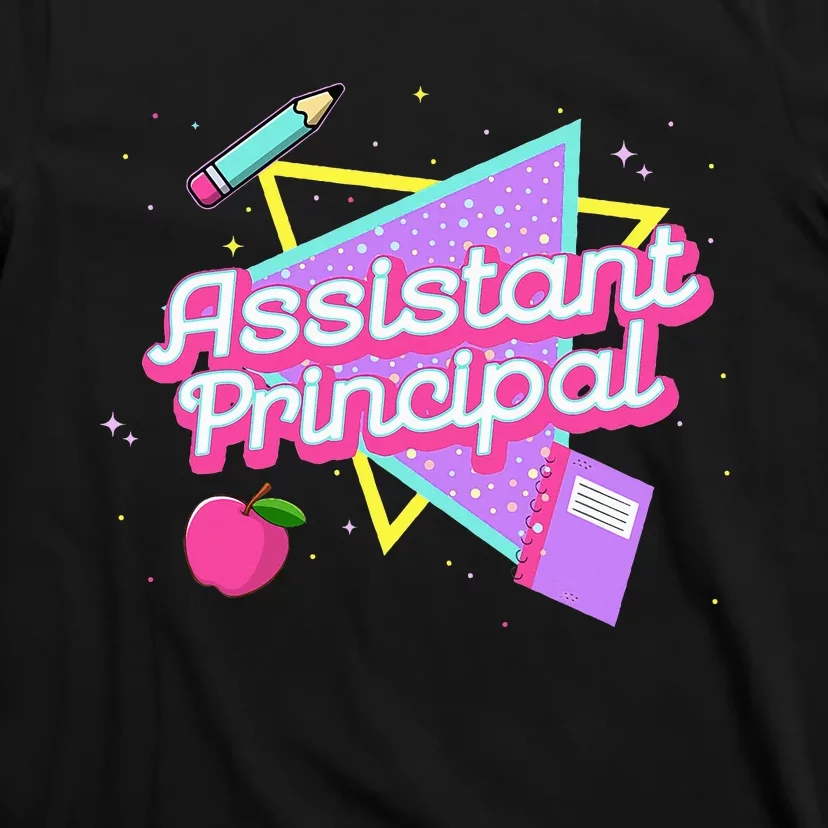 Cute Assistant Principal 80S 90S Back To School Gift T-Shirt