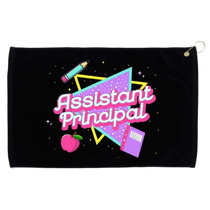 Cute Assistant Principal 80S 90S Back To School Gift Grommeted Golf Towel