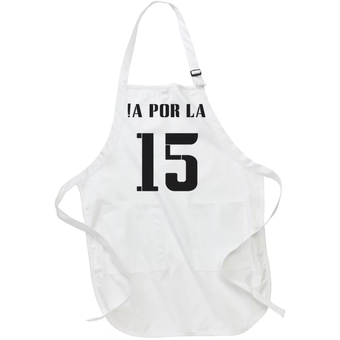 Cool A Por La 15 Real Madrid Soccer Full-Length Apron With Pocket