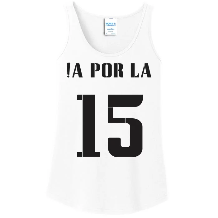 Cool A Por La 15 Real Madrid Soccer Ladies Essential Tank