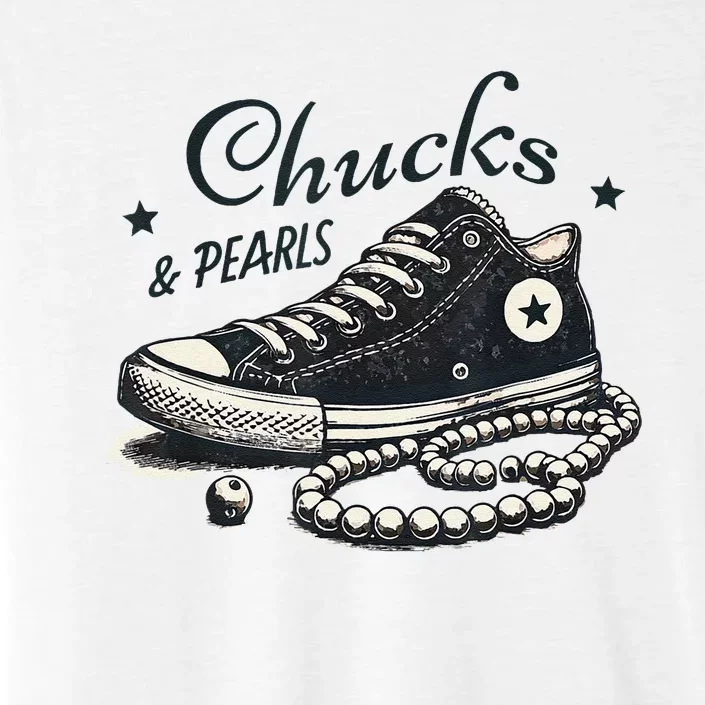 Chucks And Pearls IM With Her Kamala 2024 ChromaSoft Performance T-Shirt