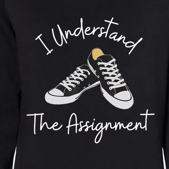 Chucks And Pearls Election 2024 I Understand The Assignment Womens California Wash Sweatshirt