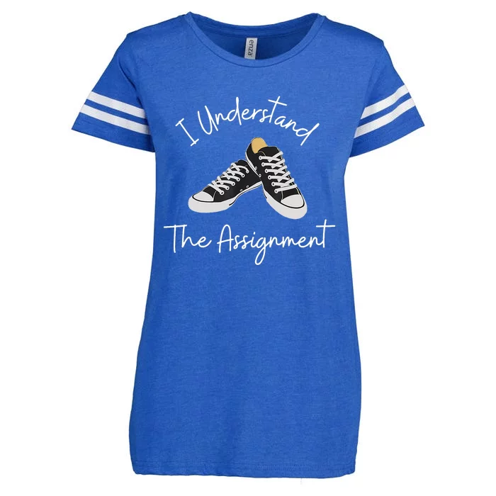 Chucks And Pearls Election 2024 I Understand The Assignment Enza Ladies Jersey Football T-Shirt