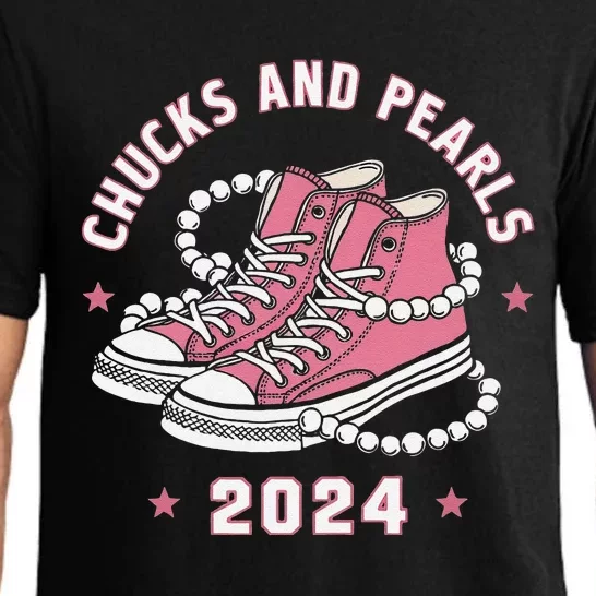 Chucks And Pearls Cute 2024 Pajama Set