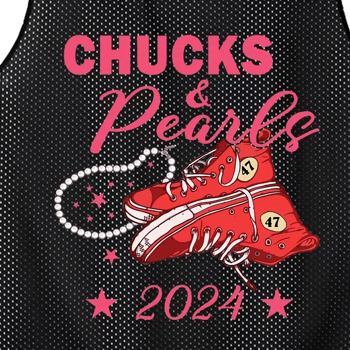 Chucks And Pearls Kmala 2024 Chucks And Pearls Mesh Reversible Basketball Jersey Tank