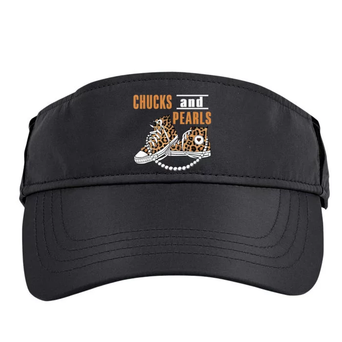 Chucks And Pearls Adult Drive Performance Visor