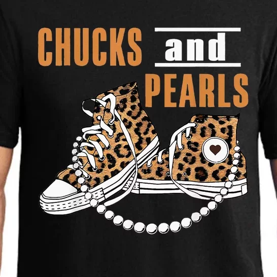 Chucks And Pearls Pajama Set