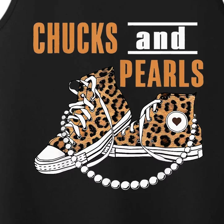 Chucks And Pearls Performance Tank