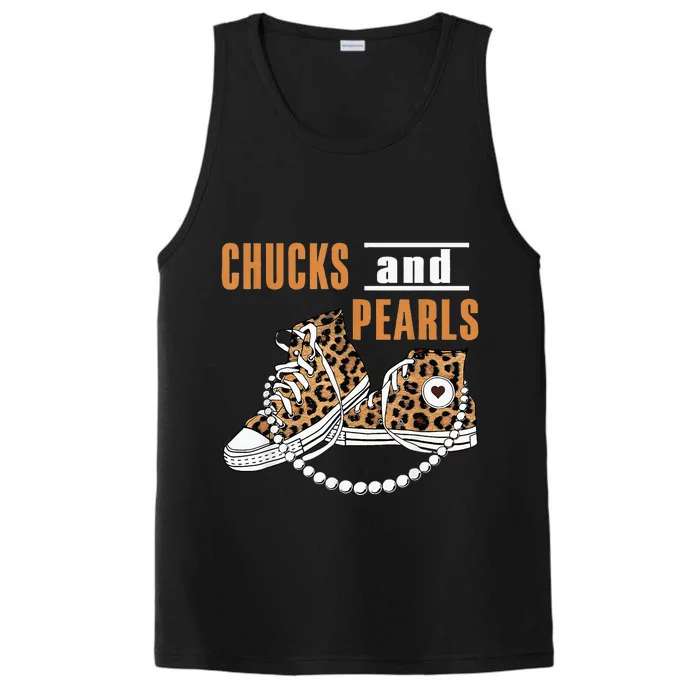 Chucks And Pearls Performance Tank