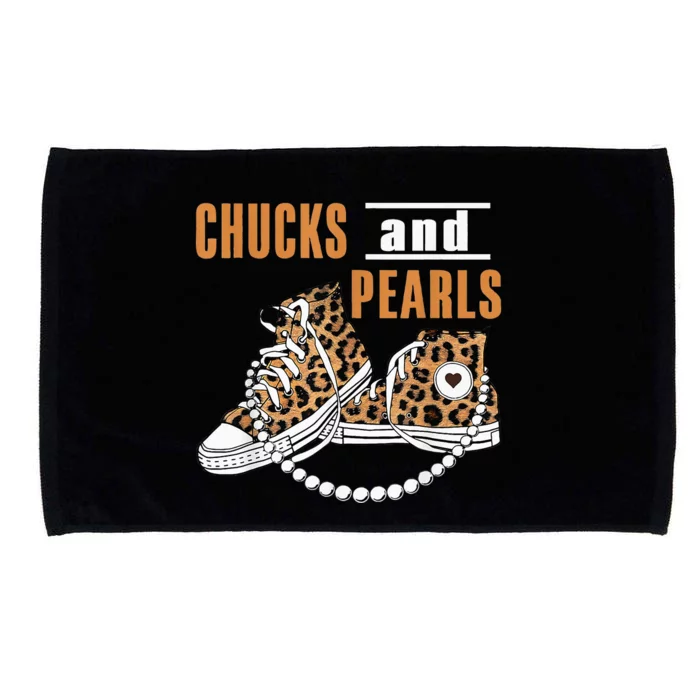 Chucks And Pearls Microfiber Hand Towel