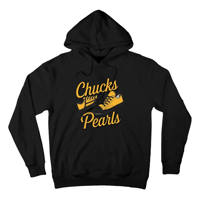 Chucks And Pearls For Women 2024 Hoodie