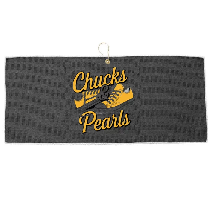 Chucks And Pearls For Women 2024 Large Microfiber Waffle Golf Towel