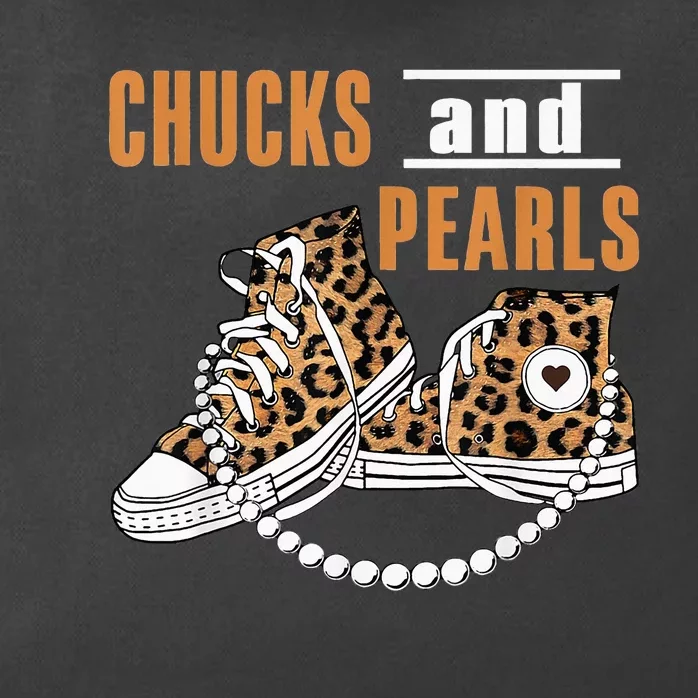 Chucks And Pearls Zip Tote Bag