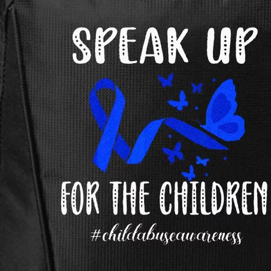 Child Abuse Prevention Month Child Abuse Awareness City Backpack