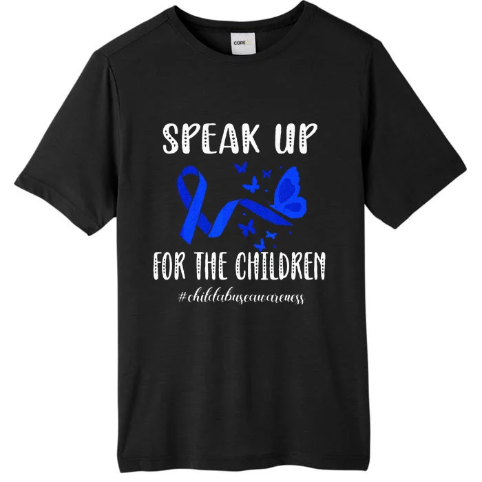 Child Abuse Prevention Month Child Abuse Awareness ChromaSoft Performance T-Shirt