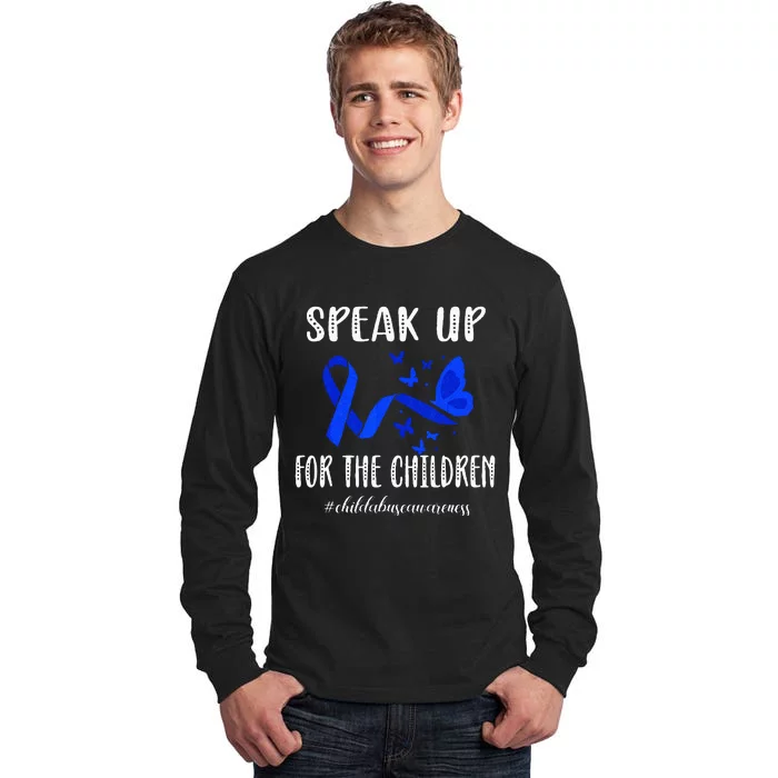 Child Abuse Prevention Month Child Abuse Awareness Tall Long Sleeve T-Shirt